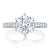 Tacori Platinum Six-pronged Diamond Engagement Ring HT254625RD8