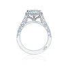 Tacori Platinum Princess Cut Halo Diamond Engagement Ring HT254725PR75
