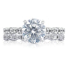 Tacori Platinum 1/2 Way Round Solitaire Engagement Ring HT2558RD7