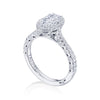 Tacori Petite Crescent Oval Center Diamond Engagement Ring HT2571OV75X55