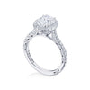 Tacori Petite Crescent Oval Center Diamond Engagement Ring HT2571OV9X7