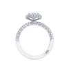 Tacori Petite Crescent Round Center Diamond Engagement Ring HT257215CU7W