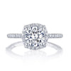Tacori Petite Crescent Round Center Diamond Engagement Ring HT257215CU7W