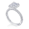 Tacori Emerald Bloom Engagement Ring HT2572EC8X6W