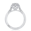 Tacori Round Marquise Bloom Engagement Ring HT2575RDMQ65