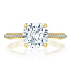 Tacori 18K Yellow Gold 1/2 Way Round Solitaire Engagement Ring HT2581RD65Y