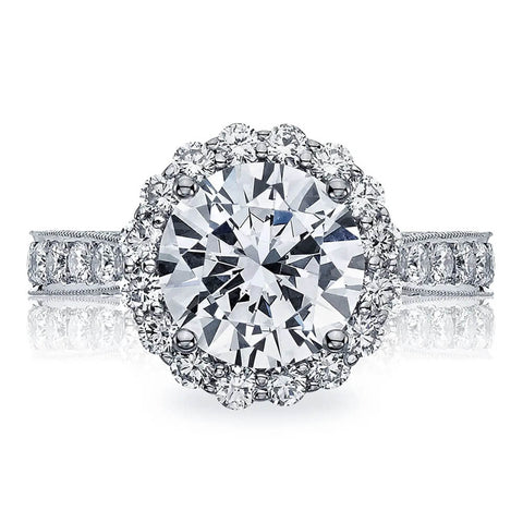 Tacori Round Bloom 3/4 Way Engagement Ring HT2605RD8