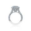 RoyalT Platinum 3/4 Way Diamond Engagement Ring HT2605RD85