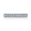 Tacori RoyalT Platinum 3/4 WAY Diamond Wedding Band HT2607B34