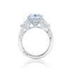 Tacori RoyalT Round 3-Stone Engagement Ring HT2628RD85