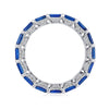 Tacori RoyalT Exclusive Cut Sapphire Eternity Band HT2648W65BS