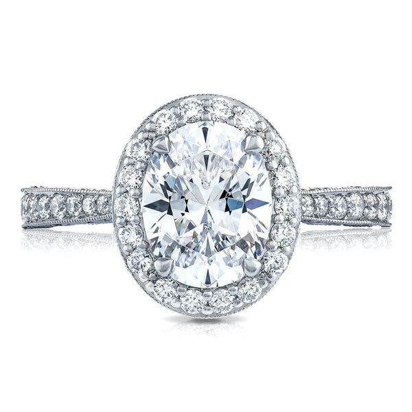 Tacori RoyalT 3/4 Way Oval Bloom Engagement Ring HT2650OV9X7