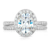 Tacori RoyalT 3/4 Way Oval Bloom Engagement Ring HT2652OV9X7