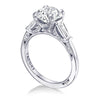 Tacori Platinum Round 3-Stone Engagement Ring HT2657RD9