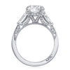 Tacori Platinum Round 3-Stone Engagement Ring HT2657RD9