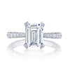 Tacori RoyalT Emerald Solitaire Engagement Ring HT2663EC85X65