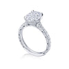 Tacori RoyalT Oval Center Diamond Engagement Ring HT2663OV9X7