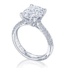 Tacori Platinum 1/2 Way Oval Solitaire Engagement Ring HT2673OV9X7