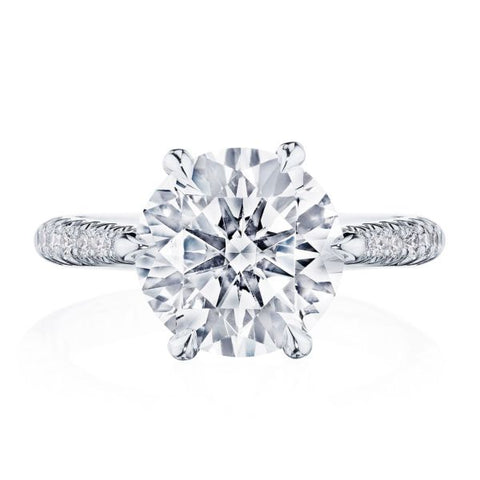 Tacori RoyalT Round Solitaire Engagement Ring HT2675RD9