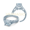 Verragio 18K White Gold Princess Center Engagement Ring INSIGNIA-7063PL