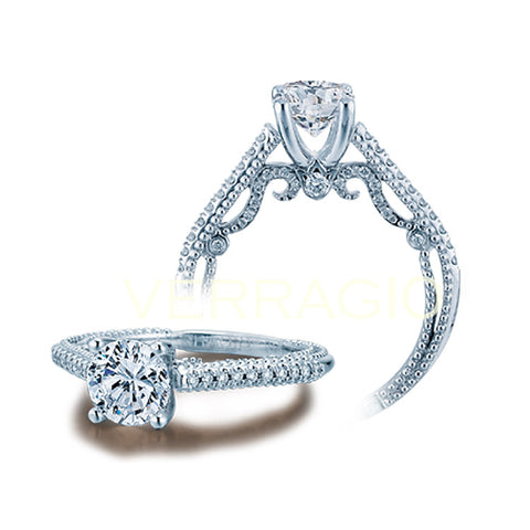 Verragio Round Center Diamond Engagement Ring INSIGNIA-7059SR
