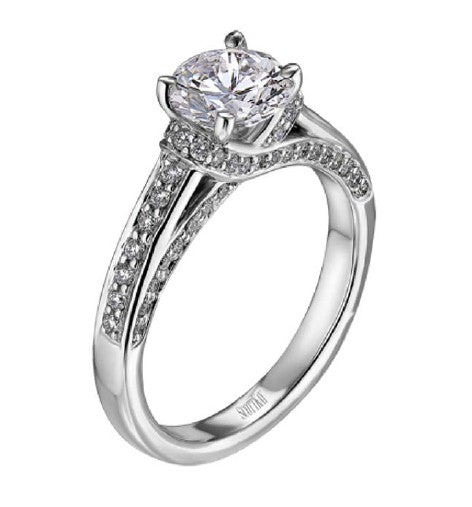 Scott Kay Ladies Pave Diamond Engagement Ring M1214RD10
