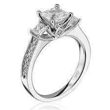 Scott Kay Signature Princess-cut Engagement Ring M1599R310