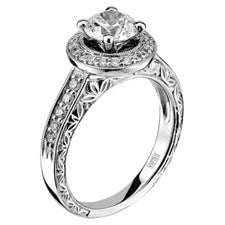 Scott Kay 14K White Gold Diamond Engagement Ring M1603R310