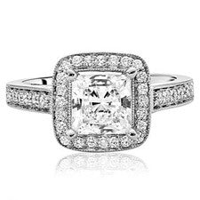 Scott Kay Luminaire Princess-cut Diamond Engagement Ring M1606R310