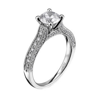 ScottKay 19K White Gold Diamond Engagement Ring M1617R310