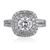 ScottKay Double Halo Diamond Engagement Ring M1618R310