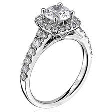 Scott Kay 14K White Gold Diamond Engagement Ring M1657R310