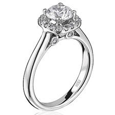 ScottKay 19K White Gold Diamond Engagement Ring M1677R310