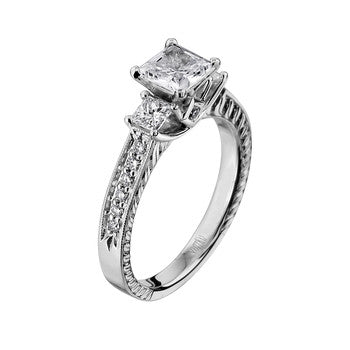 ScottKay 19K White Gold Diamond Engagement Ring M1745QR310