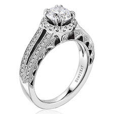 Scott Kay Heaven's Gates Diamond Engagement Ring M1827R310