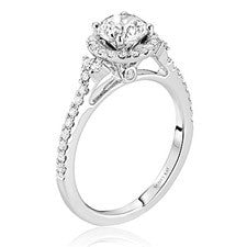 Scott Kay Halo Diamond Engagement Ring M2019R507