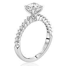 Scott Kay Radiance 14K White Gold Engagement Ring M2023R510
