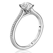 Scott Kay Radiance 14K White Gold Engagement Ring M2058R510