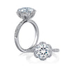 A.Jaffe Statement Diamond Petal Engagement Ring ME1622/188