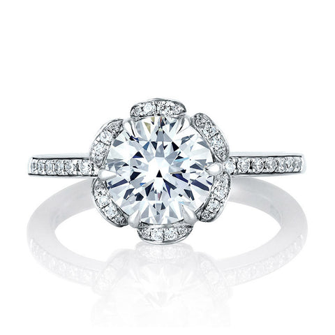 A.Jaffe Statement Diamond Petal Engagement Ring ME1622/188