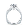 A.JAFFE 18K White Gold Signature Diamond Engagement Ring MES090/198