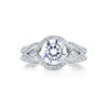 A.JAFFE Artistic Diamond Braided Engagement Ring MES283 / 38