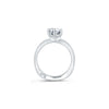 A.JAFFE 18K White Gold Six Prong Solitaire Engagement Ring MES391/100