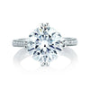 A.JAFFE Round Statement Engagement Ring MES421