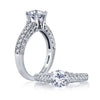 A.JAFFE Round Diamond Filigree Engagement Ring MES534/138
