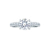 A.JAFFE Classic Round Diamond Center Solitaire Engagement Ring MES667 / 48