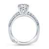 A.JAFFE Classic Round Diamond Center Solitaire Engagement Ring MES669