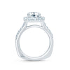A.JAFFE Classic Round Diamond Center Halo Engagement Ring MES691/246