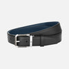 Montblanc Black/blue 35 mm Reversible Leather Belt 128775