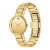Movado Sapphire 28mm Yellow Gold Mirror Dial PVD Women's Watch 0607549